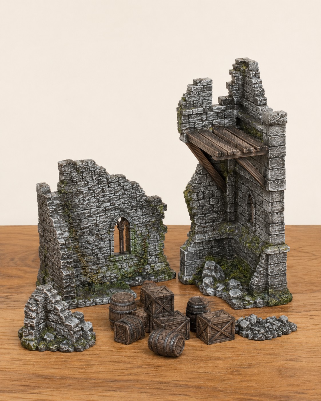 3D-printed terrain pack