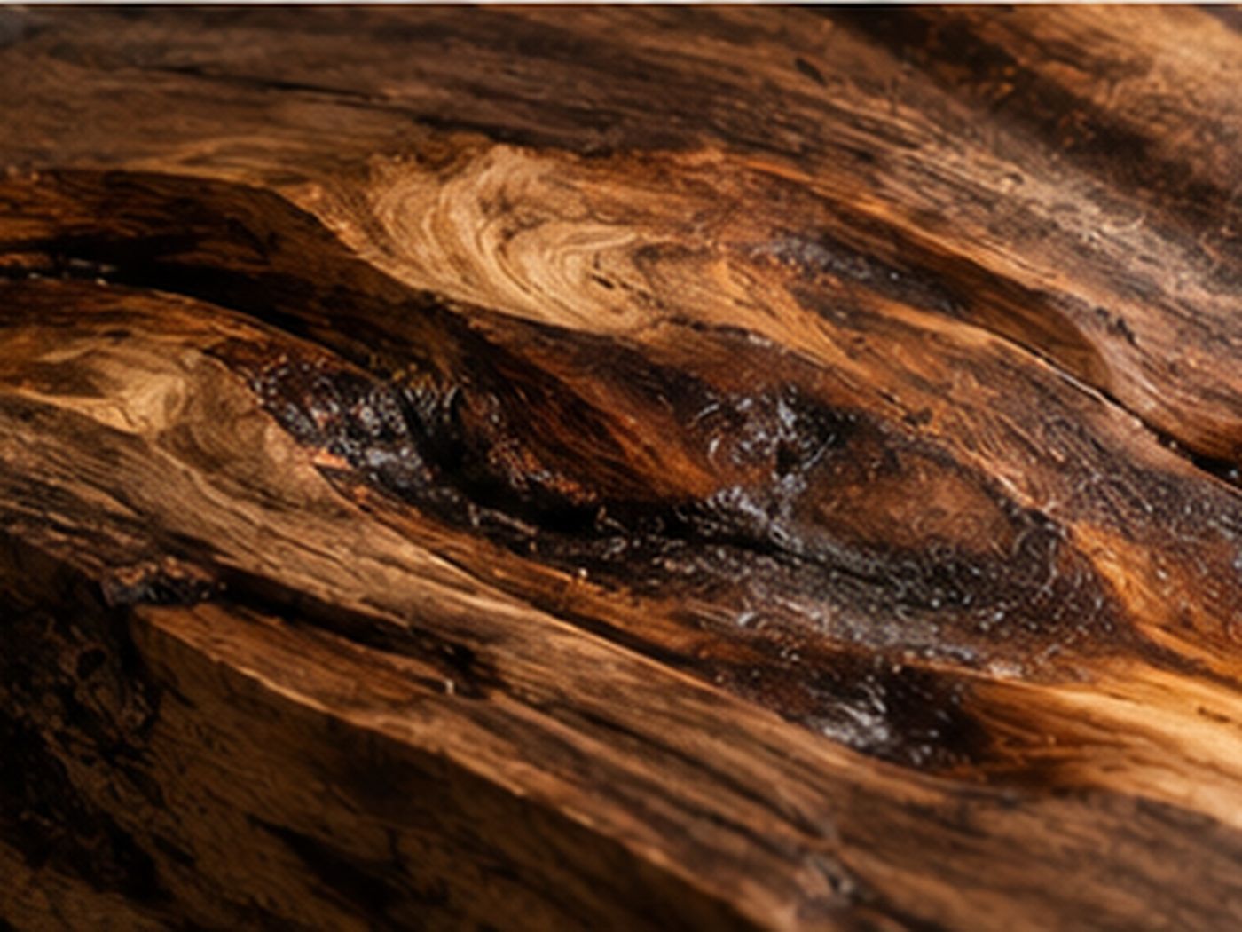 Hardwood grain, close up